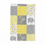 yellow elephant quilt