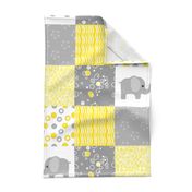 yellow elephant quilt