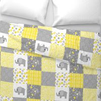 yellow elephant quilt