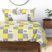 yellow elephant quilt