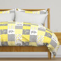 yellow elephant quilt