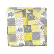 yellow elephant quilt