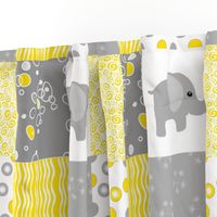 yellow elephant quilt