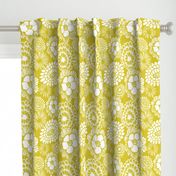 Festibloom - Modern Floral Mustard Yellow