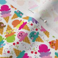 ice cream cones and sprinkles washi size