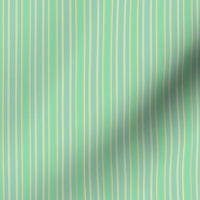 #SAGE Beach Colors - Small Aqua Stripe 