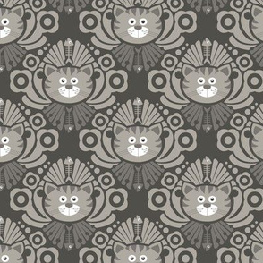 Tabby Prince Damask - Gray