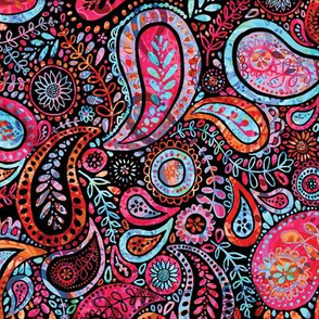 Hippy Doodle Paisley