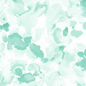 Abstract Flora Soft Green