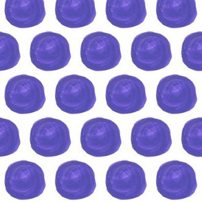 Purple Dots in Acrylics