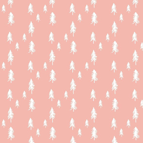 Pine trees (lots) - pink