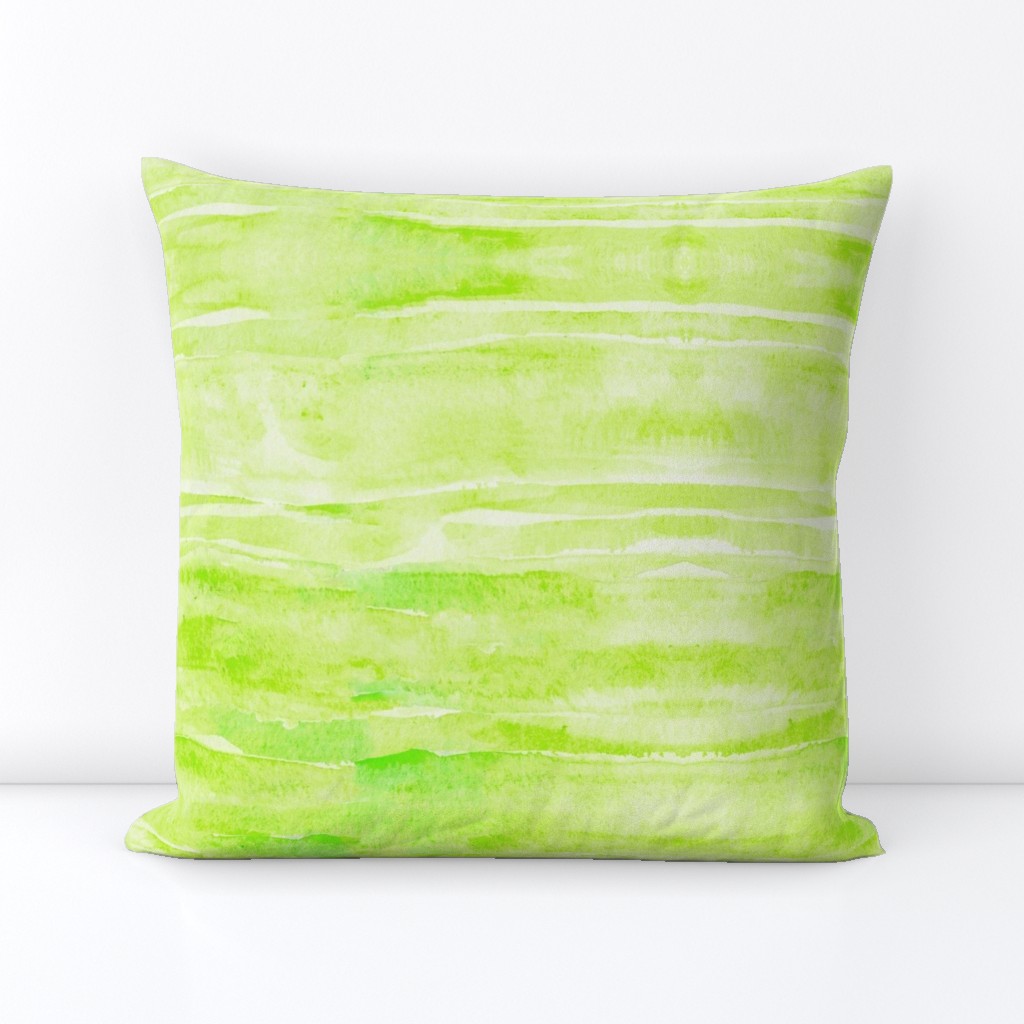 Lime // Chartruese Watercolor Faux Batik Quilting Solid 