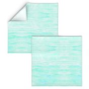 Minty Green-Blue Watercolor Faux Batik Quilting Solid 