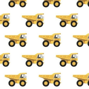 dump trucks - yellow 