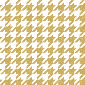 The Houndstooth Check ~ Neutral Honey Gilt Patina ~ Small