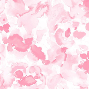 Abstract Flora Soft Pink Large Scale