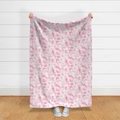 Abstract Flora Soft Pink Medium Scale