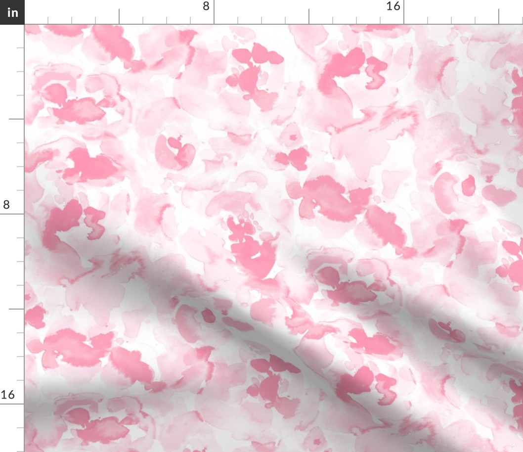 Abstract Flora Soft Pink Medium Scale