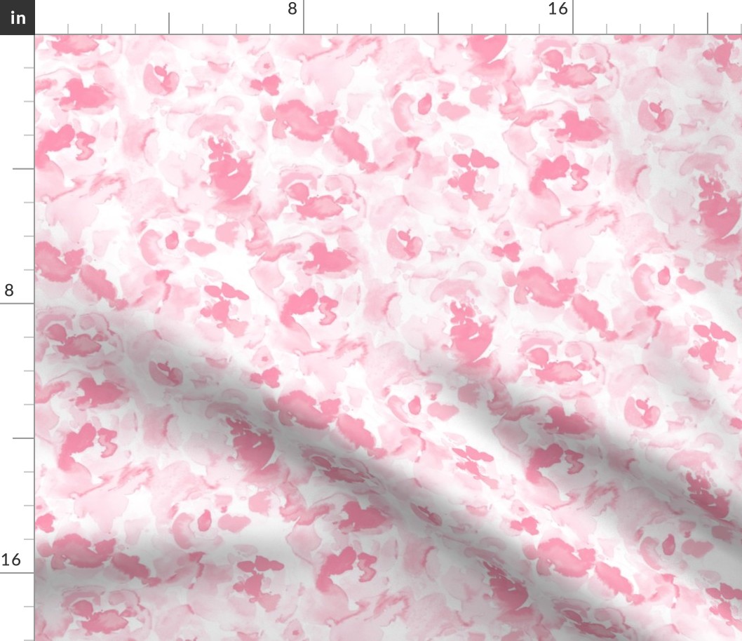 Abstract Flora Soft Pink Small Scale