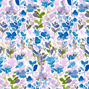 Flirt Lavender Green Blue Large Scale