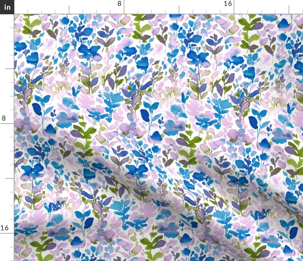 Flirt Lavender Green and Blue Small Scale