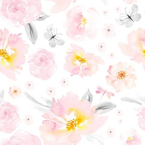 10" Blushing Blooms
