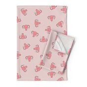 Happy Crazy Uterus in Pink, large size