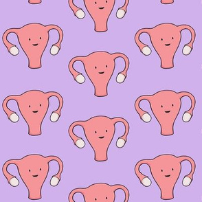 Happy Uterus period strong, purple, large size