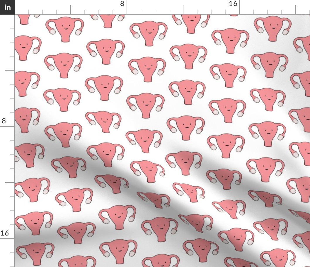 Happy Uterus period strong, white, large size