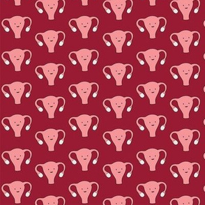 Happy Uterus period strong, blood red, small size