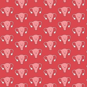 Happy Uterus period strong, red, small size