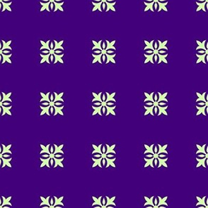 Purple Cross Squares