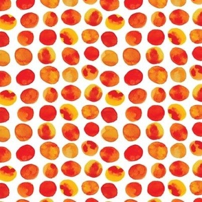 Watercolor Polka Dots - Small Scale