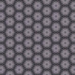 hexagon Abba black &white tie dye