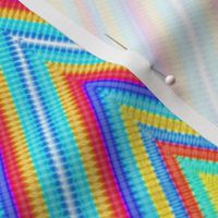 Rainbow Tie Dye Chevron Stripe