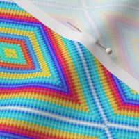 Rainbow Tie Dye Diamonds