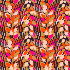 70s Peacock Foliage by Cheerful Madness!!
