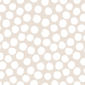 Polka Dots small – beige