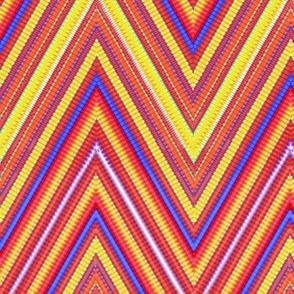 RainbowTie Dye Chevron Stripe 5