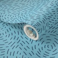 Stitched Swirls - Light Blue