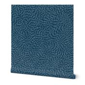 Stitched Swirls - Navy