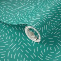 Stitched Swirls - Green