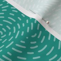 Stitched Swirls - Green