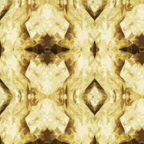 Organic Geometry 1 Gold Yellow