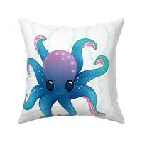 Octopus Friend_Pillow_18x18in