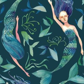 Mermaid Swim {Sea Blue}