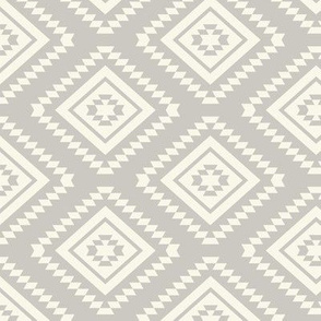 Aztec - Ivory, Silver