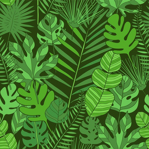 tropical plantation pattern 