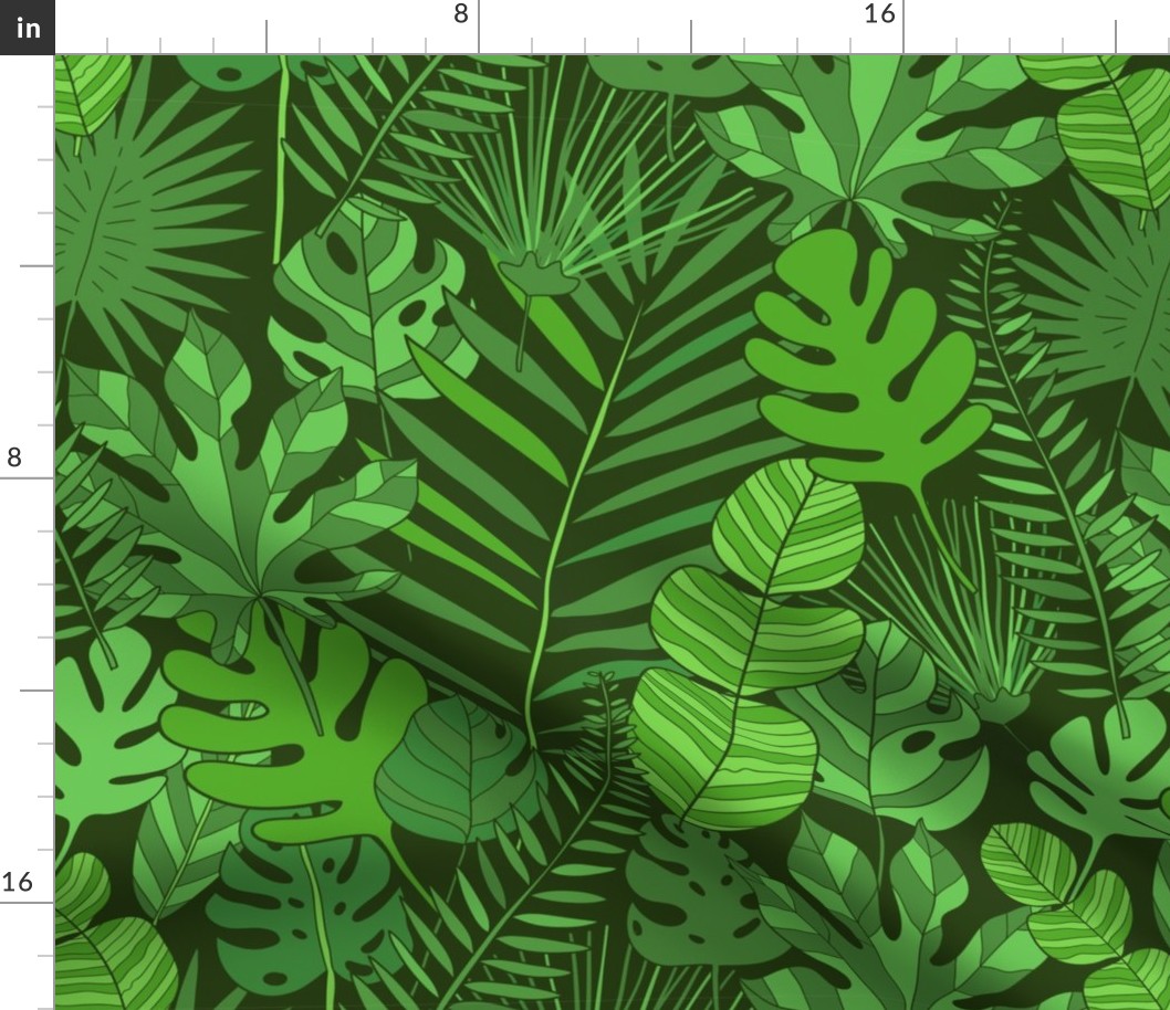 tropical plantation pattern 