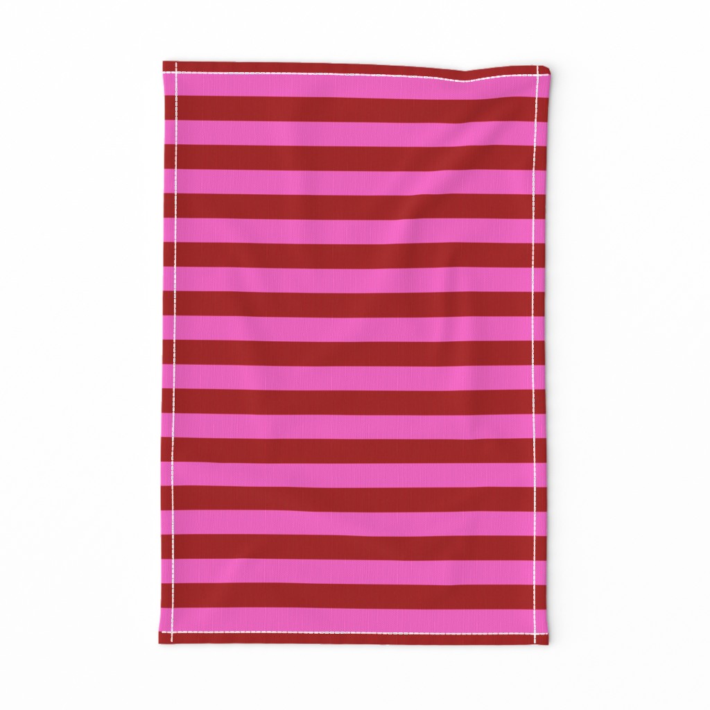 Red Pink Stripe